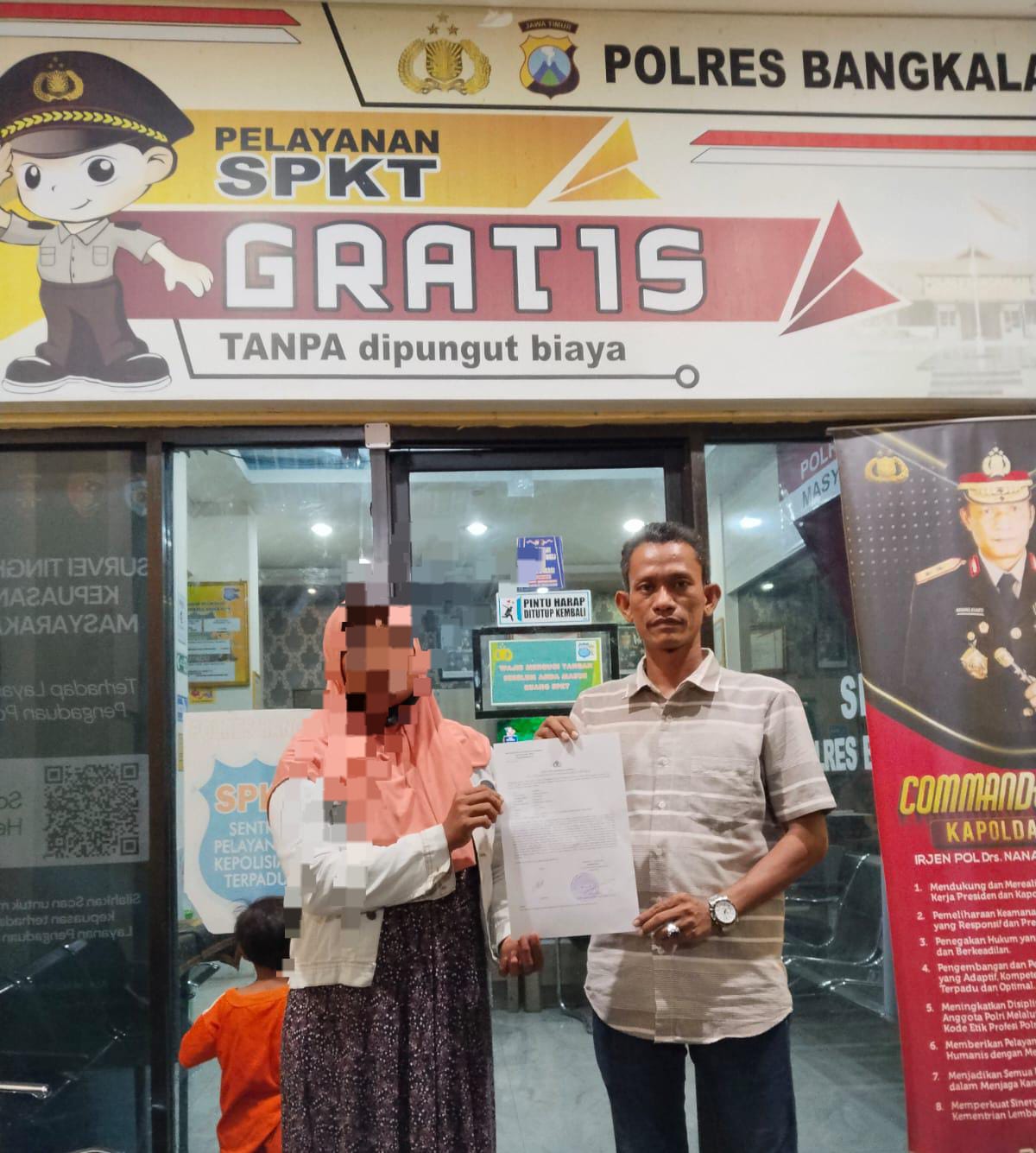 DPC MADAS Bangkalan Dampingi Korban Dugaan KDRT, Laporan Resmi Masuk Polres